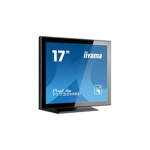 Iiyama ProLite T1732MSC-B5X Monitor PC 43,2 cm [17] 1280 x 1024 Pixel SXGA LED Touch screen Nero (17 ProLite T1732MSC-B5X Monitor - 17 Touch Screen LED Monitor 10 Point Touch VGA and HDMI 250 cd/m2 VESA Wall Mount 100 x 100mm)Iiyama4948570116041T1732...