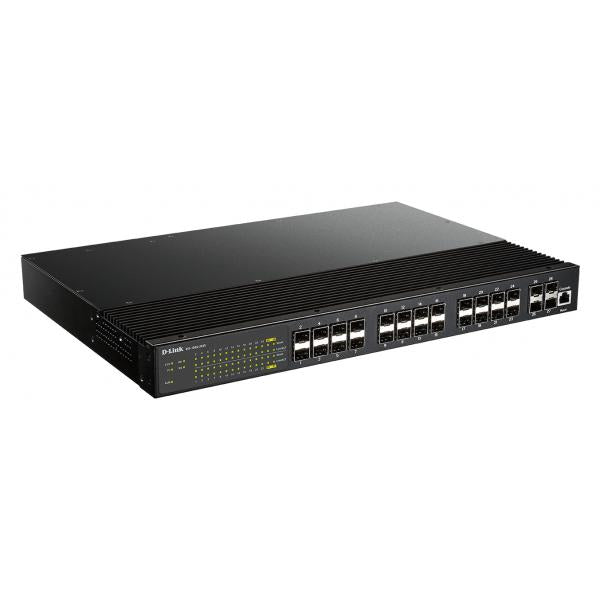 D-Link DIS-700G-28XS switch di rete Gestito L2+ 1U Nero (24 Ports SFP Plus 4 Port - 10G SFP+ with Dual DC input - Warranty: 60M)D-link0790069437953DIS-700G-28XS