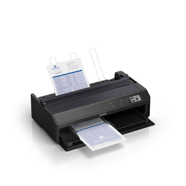Epson FX-2190IIN stampante ad aghi 240 x 144 DPI 738 cps (Epson FX 2190IIN - Printer - B/W - dot-matrix - Roll [21.6 cm], 406.4 mm [width], 420 x 364 mm - 240 x 144 dpi - 9 pin - up to 738 char/sec - parallel, USB 2.0, LAN, serial)Epson8715946645667C...
