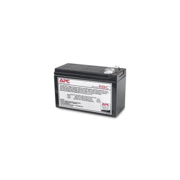 APC APCRBC114 batteria UPS Acido piombo [VRLA] 12 V (APC Replacement Battery Cartridge #114 - Batteria UPS - 60 VA - 1 batteria x - Piombo - nero - per P/N: BE450G, BE450G-CN, BE450G-LM, BN4001, BR500CI-IN, BR500CI-RS, BX500CI)ApcAPCRBC114