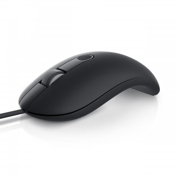 DELL MS819 mouse Ufficio Ambidestro USB tipo A Ottico 1000 DPI (Wired Mouse with Fingerprint - Reader MS819 - Warranty: 12M)DellDELL-MS819-BK