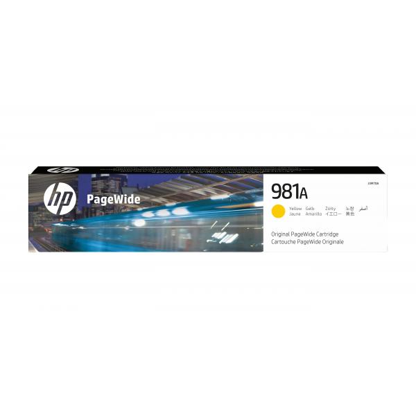 HP Cartuccia giallo originale 981A PageWide (OEM HP 981A 6000 Pages Yellow Ink Cartridge J3M70A)HpJ3M70A