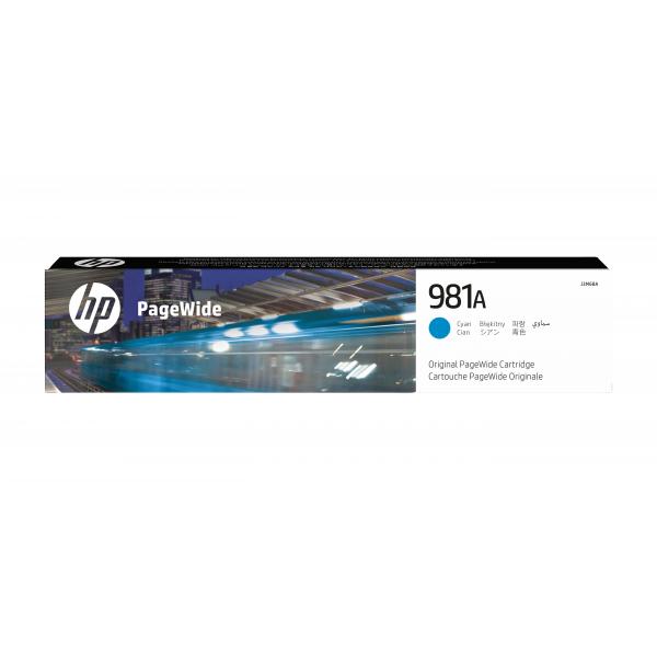HP Cartuccia ciano originale 981A PageWide (OEM HP 981A 6000 Pages Cyan Ink Cartridge J3M68A)HpJ3M68A