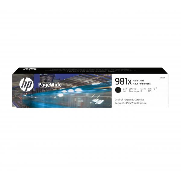 HP Cartuccia nero originale ad alta capacità 981X PageWide (HP 981X BLACK INK CARTRIDGE HIGH YIELD)HpL0R12A