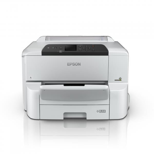 Epson WorkForce Pro WF-C8190DW (Epson WorkForce Pro WF-C8190DW - Stampante - colore - Duplex - ink-jet - A3 - 4800 x 1200 dpi - fino a 35 ppm [mono] / fino a 35 ppm [colore] - capacit? 335 fogli - Gigabit LAN, NFC, USB 3.0, host USB 2.0, Wi-Fi[ac])Ep...