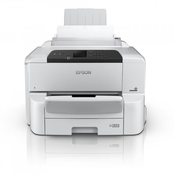 Epson WorkForce Pro WF-C8190DW (Epson WorkForce Pro WF-C8190DW - Stampante - colore - Duplex - ink-jet - A3 - 4800 x 1200 dpi - fino a 35 ppm [mono] / fino a 35 ppm [colore] - capacit? 335 fogli - Gigabit LAN, NFC, USB 3.0, host USB 2.0, Wi-Fi[ac])Ep...