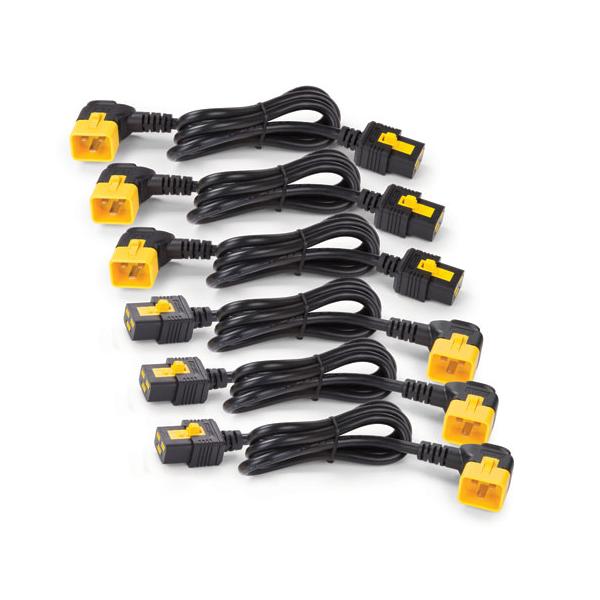 APC AP8716R cavo di alimentazione Nero 1,83 m (POWER CORD KIT [6 EA] LOCKING - C19 TO C20 [90 DEGREE] 1.8M)ApcAP8716R
