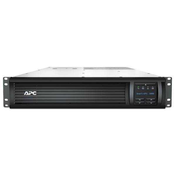 APC SMT3000RMI2UC gruppo di continuità [UPS] A linea interattiva 3 kVA 2700 W 9 presa[e] AC (APC Smart-UPS SMT3000RMI2UC - UPS [rack-mountable] - AC 220/230/240 V - 2700 Watt - 3000 VA - RS-232, USB - output connectors: 12 - 2U - black - with APC Sma...