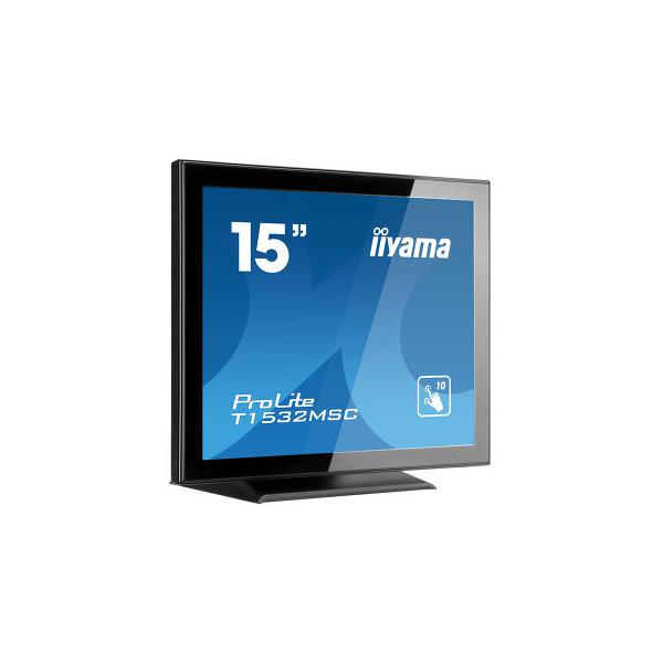 Iiyama T1532MSC-B5X monitor POS 38,1 cm [15] 1024 x 768 Pixel XGA Touch screen (iiyama ProLite T1532MSC-B5X 15' Professional Capacitive Touch Screen Display)Iiyama4948570115983T1532MSC-B5X