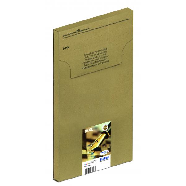 Epson Pen and crossword Multipack Penna e cruciverba 4 colori Inchiostri DURABrite Ultra 16XL in confezione EasyMail Packaging (EPSON 16XL EASYMAIL 4 COLOUR 16XL)Epson8715946656670C13T16364511