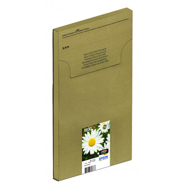 Epson Daisy Multipack Margherita 4 colori Inchiostri Claria Home 18XL in confezione EasyMail Packaging (EPSON EASYMAIL 18XL MULTIPACK 4-COLOURS INK)Epson8715946656687C13T18164511