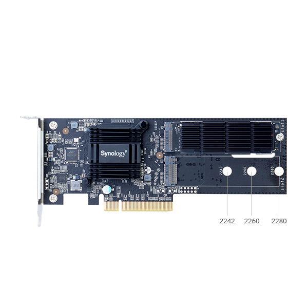Synology M2D18 scheda di interfaccia e adattatore Interno M.2 (SYNOLOGY M2D18 SSD ADAPTER DUAL M.2.)SynologyM2D18