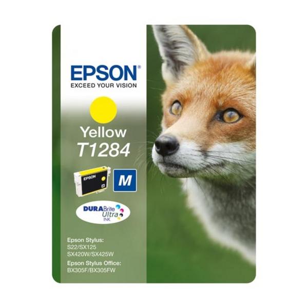 Epson Fox Cartuccia Giallo (Epson T1284 - gul - original - bl?kpat)EpsonC13T12844011