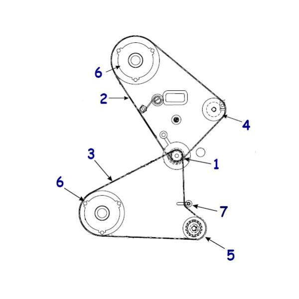 Zebra 45189-22 kit per stampante (BELT .080P 235T CNDTV - .)Zebra45189-22