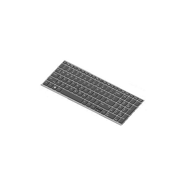 HP Keyboard SR BL 15W Euro Tastiera (Keyboard SR BL 15W Euro - Keyboard SR BL 15W Euro, - Keyboard, Dutch, Keyboard backlit, HP, ZBook 15u G5 - Warranty: 6M)Hp5706998247285L17971-B31