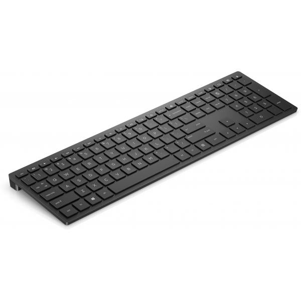 HP Pavilion Wireless Keyboard 600 Black (Pavilion 400 Wireless - Keyboard EU International - Pavilion Wireless Keyboard 600, Full-size [100%], Wireless, Black - Warranty: 6M)Hp4CE98AA#ABB