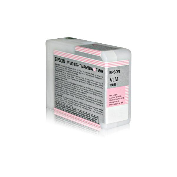 Epson Tanica Vivid-Magenta chiaro (T580 VIVID LIGHT MAGENTA - 80 ML)EpsonC13T580B00