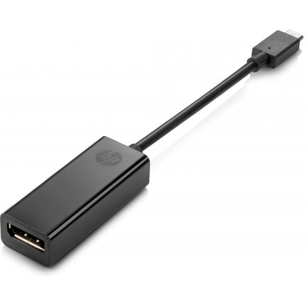 HP USB-C to DP Adapter adattatore grafico USB Nero (USB-C to DisplayPort Adapter - **New Retail** - Warranty: 12M)Hp01930150139714SH08AA