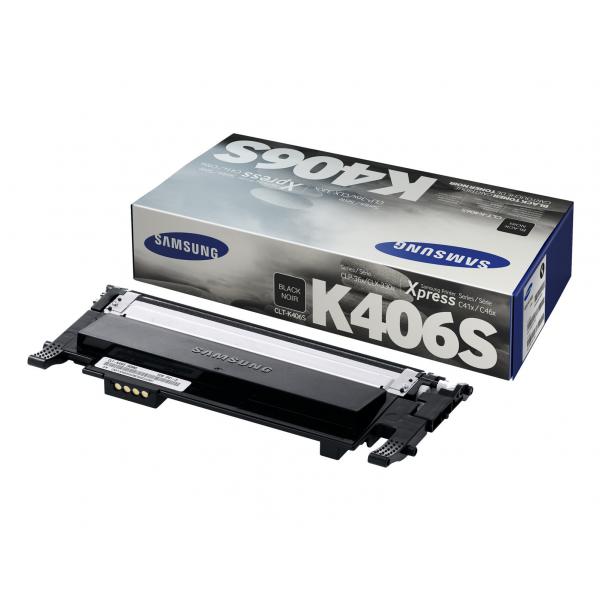 Samsung CLT-K406S cartuccia toner 1 pz Originale Nero (Toner Black CLP-360/-365 - Pages 1.500 - Warranty: 12M)SamsungCLT-K406S