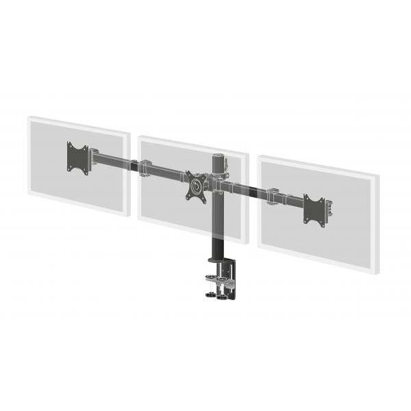 Iiyama Desk Mount 68,6 cm [27] Scrivania Nero (Iiyama DS1003C-B1 - Stand - adjustable arm - for 3 monitors - black - screen size: 10-27 - desktop stand)Iiyama4948570032273DS1003C-B1