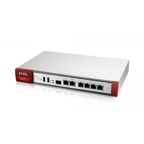 Zyxel ATP200 firewall [hardware] Desktop 2 Gbit/s (Zyxel ATP 10/100/1000 2*WAN 4*LAN/DMZ ports 1*SFP 2*USB with 1 Yr Bundle)ZyxelATP200-EU0102F