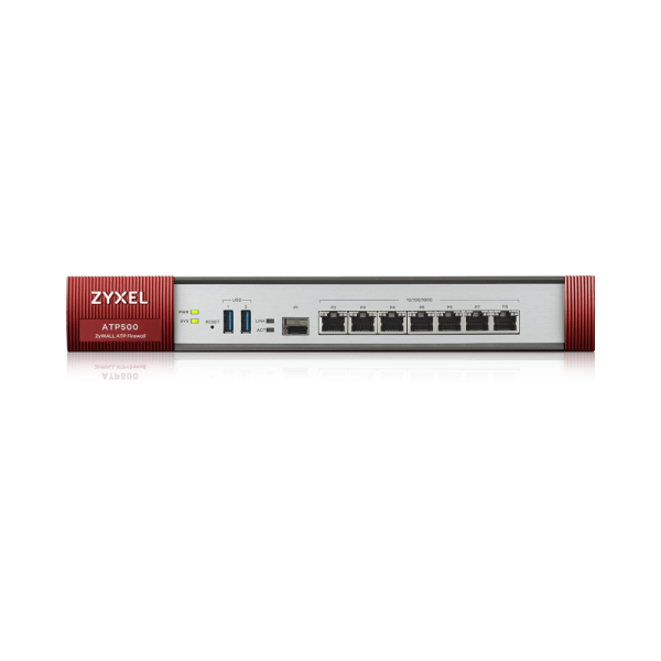 Zyxel ATP500 firewall [hardware] Desktop 2,6 Gbit/s (ZYXEL ZYWALL ATP500 FIREWALL GIGE,H.323 SIP 1U RACK)Zyxel4718937599264ATP500-EU0102F
