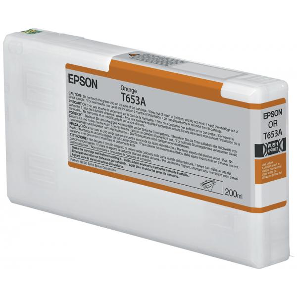 Epson Tanica Arancio (T653A ORANGE INK CARTRIDGE - 200ML)EpsonC13T653A00