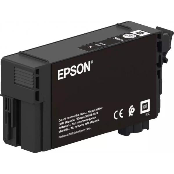 Epson Singlepack UltraChrome XD2 Black T40C140[50ml] (T40C1 BLACK INK CARTRIDGE - 50ML)Epson8715946631110C13T40C140