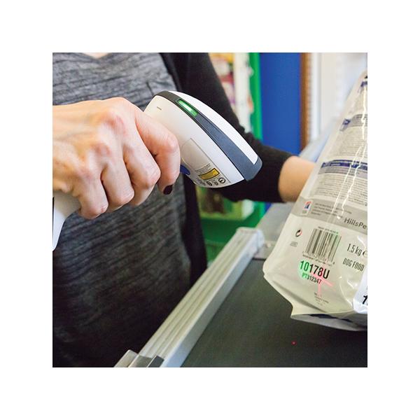 Datalogic Gryphon I GD4500 Lettore di codici a barre portatile 1D/2D Bianco (GRYPHON I GD4590 2D MPIXEL IMG - USB/RS232/WEDGE MI WT IN)DatalogicGD4590-WH