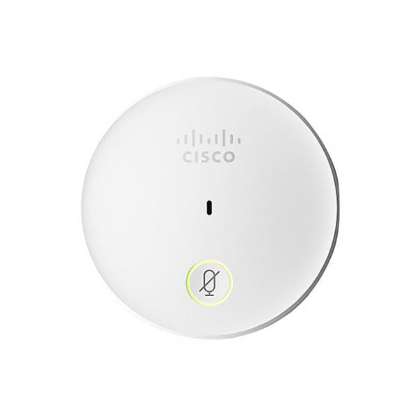 Cisco CS-MIC-TABLE-J= microfono Bianco Microfono per telefono IP (Cisco Telepresence Table - Microphone - for P/N: CS-BAR-C-UK9, CS-BAR-L-UK9, CS-BAR-L-UK9++, CS-BAR-NR-L-UK9++, CS-BRDP55-NR-K9++)CiscoCS-MIC-TABLE-J=