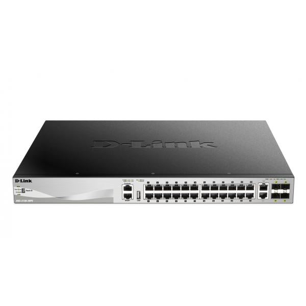 D-Link DGS-3130-30PS Gestito L3 Gigabit Ethernet [10/100/1000] Supporto Power over Ethernet [PoE] Nero, Grigio (D-Link DGS 3130-30PS - switch - 30 por)D-link0790069435294DGS-3130-30PS/SI