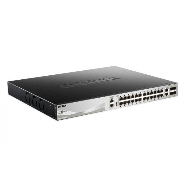 D-Link DGS-3130-30PS Gestito L3 Gigabit Ethernet [10/100/1000] Supporto Power over Ethernet [PoE] Nero, Grigio (D-Link DGS 3130-30PS - switch - 30 por)D-link0790069435294DGS-3130-30PS/SI