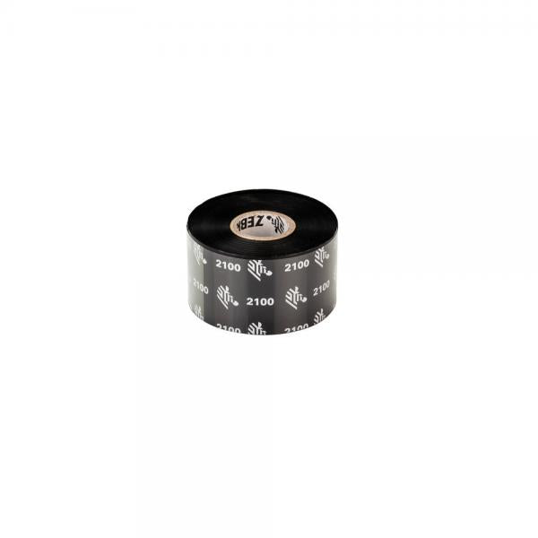 Zebra 2100 Wax nastro termico 450 m Nero (RIBBON 2100 WAX 40MM - 450 METERS C-25MM BOX OF 12)Zebra02100BK04045