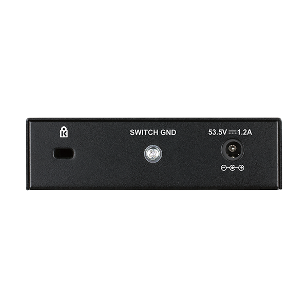 D-Link DGS-1005P Non gestito L2 Gigabit Ethernet [10/100/1000] Supporto Power over Ethernet [PoE] Nero (D-Link DGS 1005P - Switch - 5 x 10/100/1000 [4 PoE+] - desktop - PoE+ [60 W])D-linkDGS-1005P