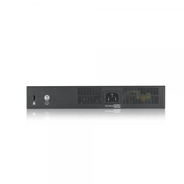 Zyxel GS1920-8HPV2 Gestito Gigabit Ethernet [10/100/1000] Supporto Power over Ethernet [PoE] Nero (Zyxel GS1920-8HPv2 - Switch - intelligente - 8 x 10/100/1000 [PoE+] + 2 x combo Gigabit SFP - desktop, montaggio a parete - PoE+ [130 W])ZyxelGS1920-8H...