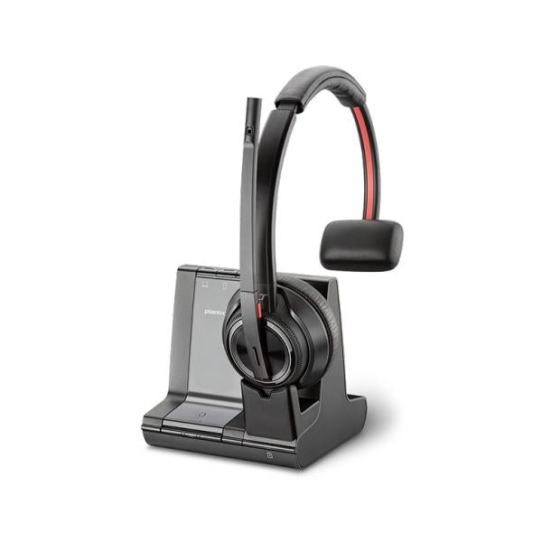 Poly W8210-M, MSFT Auricolare Wireless A Padiglione Ufficio Bluetooth Nero (Plantronics Savi W8210-M - Wireless Bluetooth - DECT 32 mm Mono Headset - Warranty: 12M)Hp Poly5033588052159207322-02