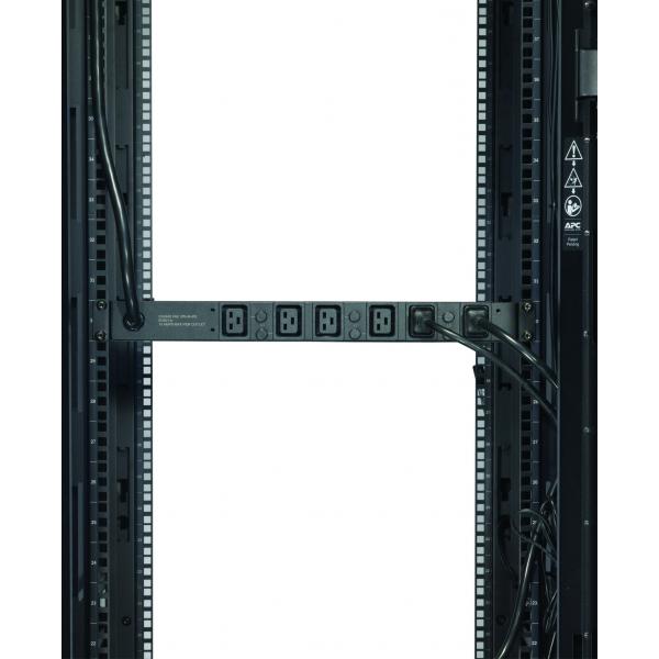 APC Basic Rack PDU AP7526 unità di distribuzione dell'energia [PDU] 6 presa[e] AC 1U Nero (Rack PDU, Basic, 1U, 22kW, 400V, [6] C19)ApcAP7526