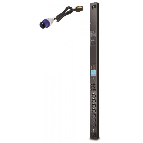 APC PDU 2G unità di distribuzione dell'energia [PDU] 8 presa[e] AC 0U Nero (Rack PDU 2G, Switched, ZeroU, 16A, 230V, [7] C13 & [1] C19, IEC309 Cord)ApcAP8958EU3