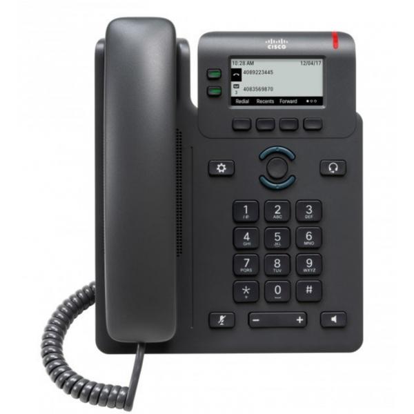 Cisco 6821 telefono IP Nero 2 linee (CISCO 6821 PHONE - FOR MPP SYSTEMS) - Versione TedescaCiscoCP-6821-3PCC-K9=