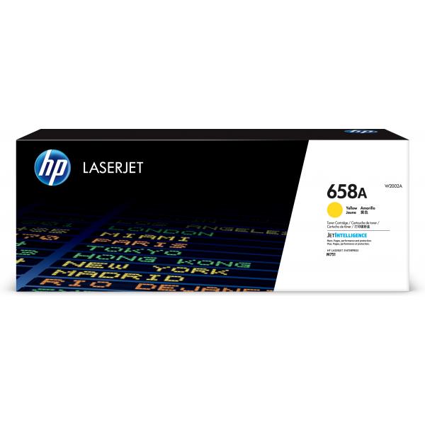 HP Cartuccia toner giallo originale LaserJet 658A (HP 658A - Giallo - originale - LaserJet - cartuccia toner [W2002A] - per Color LaserJet Enterprise M751dn, M751n)HpW2002A