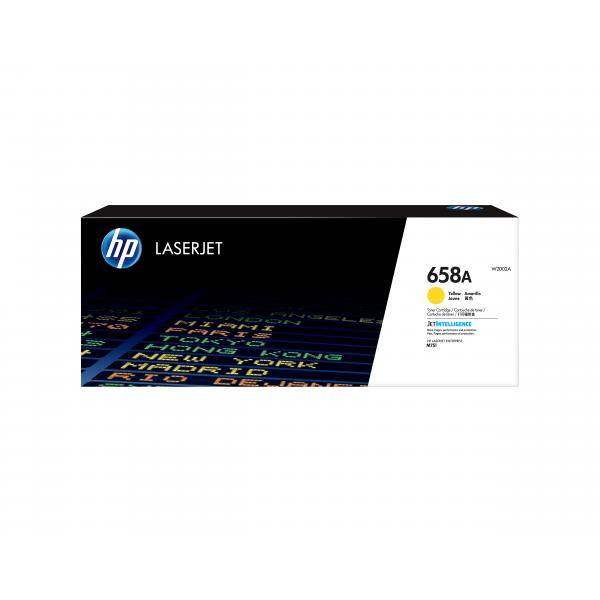 HP Cartuccia toner giallo originale LaserJet 658A (HP 658A - Giallo - originale - LaserJet - cartuccia toner [W2002A] - per Color LaserJet Enterprise M751dn, M751n)HpW2002A