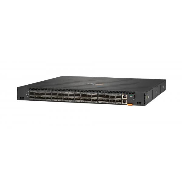 HPE Aruba Networking CX 8325-32C 32p 100G QSFP+/QSFP28 Front-to-Back 6 Fans 2 Power Supply Bundle (ARUBA 8325-32C FB 6 F 2 PS BDL)HpeJL626A