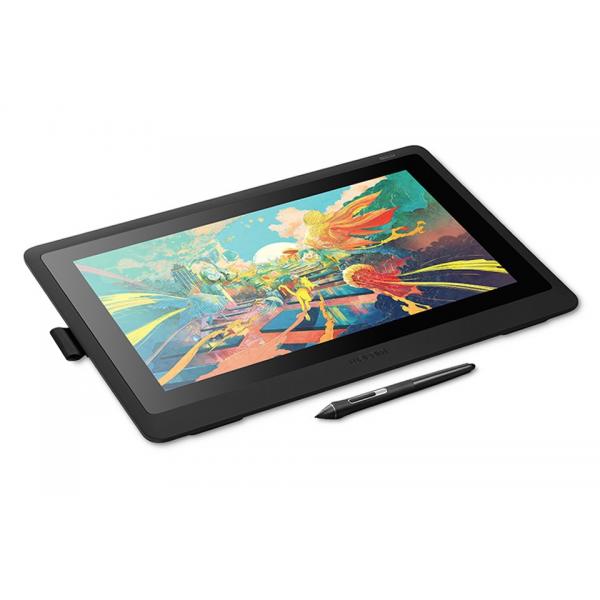 Wacom Cintiq 16 tavoletta grafica Nero 5080 lpi [linee per pollice] 344,16 x 193,59 mm (Cintiq 16 Graphic Tablet - Black 5080 Lpi 344.16 X - 193.59 Mm - Warranty: 12M)WacomDTK-1660-K0B