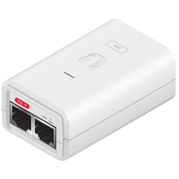Ubiquiti POE-24-7W-G-WH adattatore PoE e iniettore Gigabit Ethernet 24 V (Ubiquiti 24V 7W Gigabit POE Injector White - POE-24-7W-G-WH)UbiquitiPOE-24-7W-G-WH