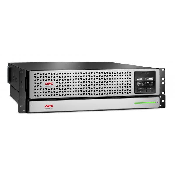 APC SMART-UPS SRT LI-ION 3000VA RM ACCS gruppo di continuità [UPS] Doppia conversione [online] 3 kVA 2700 W 8 presa[e] AC (APC Smart-UPS On-Line Li-Ion 3000VA - UPS [installabile in rack / esterno] - 230 V c.a. V - 2700 watt - 3000 VA - Ethernet 10/1...