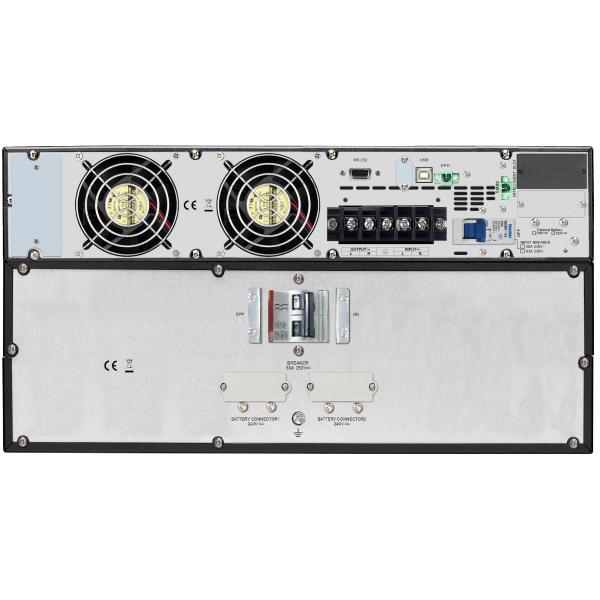 APC Easy UPS SRV RM 6000VA 230V gruppo di continuità [UPS] Doppia conversione [online] 6 kVA 6000 W (APC Easy UPS SRV SRV6KRILRK - UPS [montabile in rack] - 220-240 V c.a. V - 6000 Watt - 6000 VA - 1 fase - USB, RS-232 - connettori di uscita 1 - 2U -...