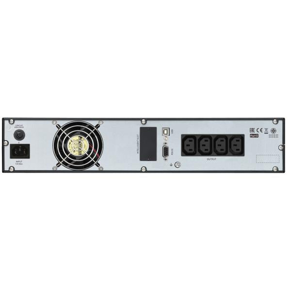 APC SRV2KRI gruppo di continuità [UPS] Doppia conversione [online] 2 kVA 1600 W 4 presa[e] AC (APC Easy UPS SRV SRV2KRI - UPS [montabile in rack] - 230 V c.a. V - 1600 Watt - 2000 VA - 9 Ah - USB, RS-232 - connettori di uscita 4)Apc0731304341697SRV2KRI