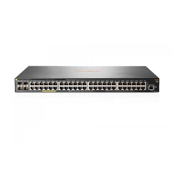 HPE Aruba Networking 2540 48G PoE+ 4SFP+ Gestito L2 Gigabit Ethernet [10/100/1000] Supporto Power over Ethernet [PoE] 1U Grigio (HPE ARUBA SWITCH 2540 48G PoE+ 4SFP+)HpeJL357A