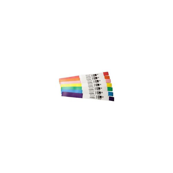 Zebra Z-Band UltraSoft Bianco, Giallo Braccialetti da ospedale (Z BAND ULTRA SOFT COATED 1X11IN - WRISTBAND 175/ROLL 6/BOX YELLOW)Zebra10015355-YK
