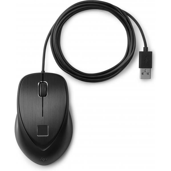 HP Mouse fingerprint USB (USB Fingerprint Mouse - **New Retail** - Warranty: 12M)Hp4TS44AA#AC3